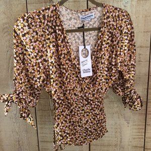 Charlie Holiday Sofia Wrap Top